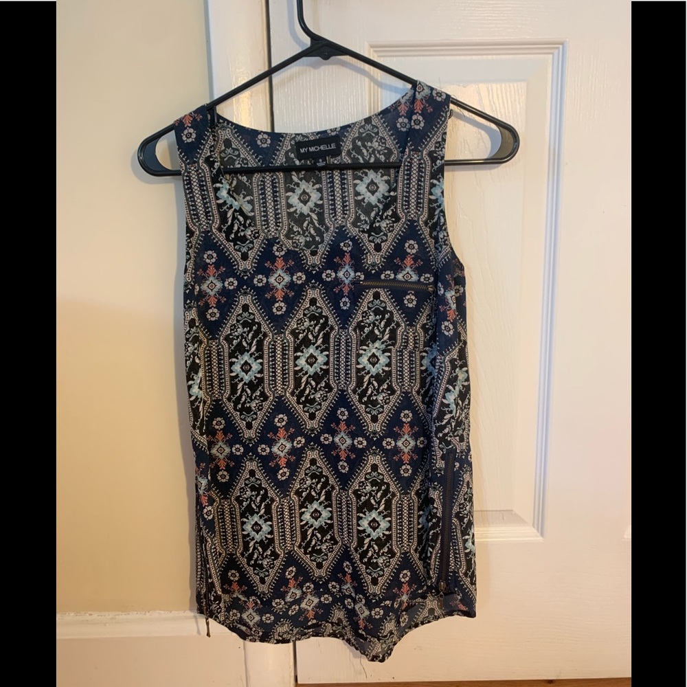 Floral Tank Top Blouse